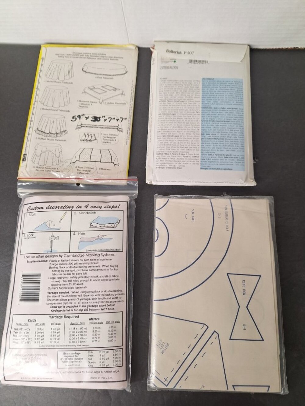 Assorted Lot/4 Vintage Simplicity, Butterwick,Cambridge Quilting Patterns+++ - Picture 6 of 6